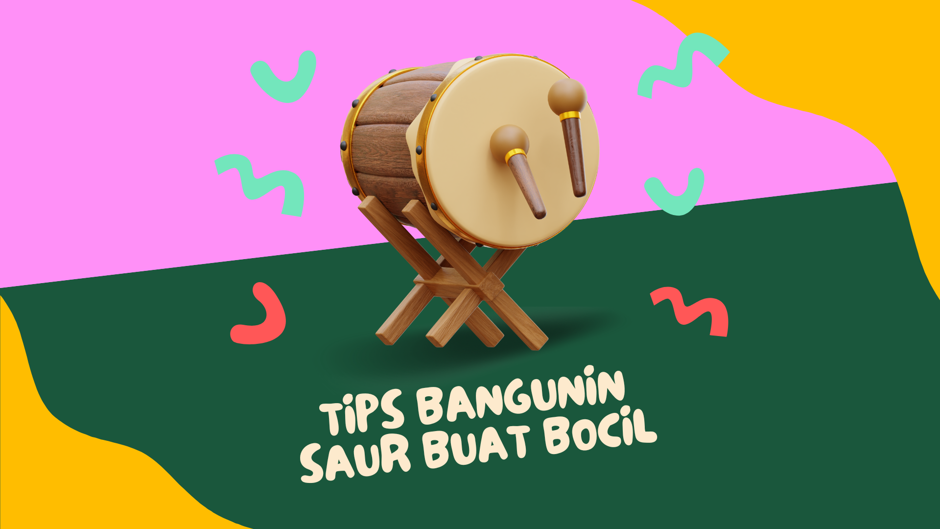 tips bangunin saur buat bocil